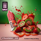 Aroma King Nic Salts 10ml E - liquids - Box of 10 - Wolfvapes.co.uk - Strawberry Kiwi