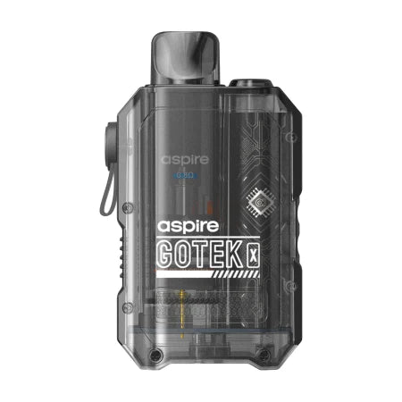 Aspire - Gotek X Pod Vape Kit - Wolfvapes.co.uk - Translucent Black