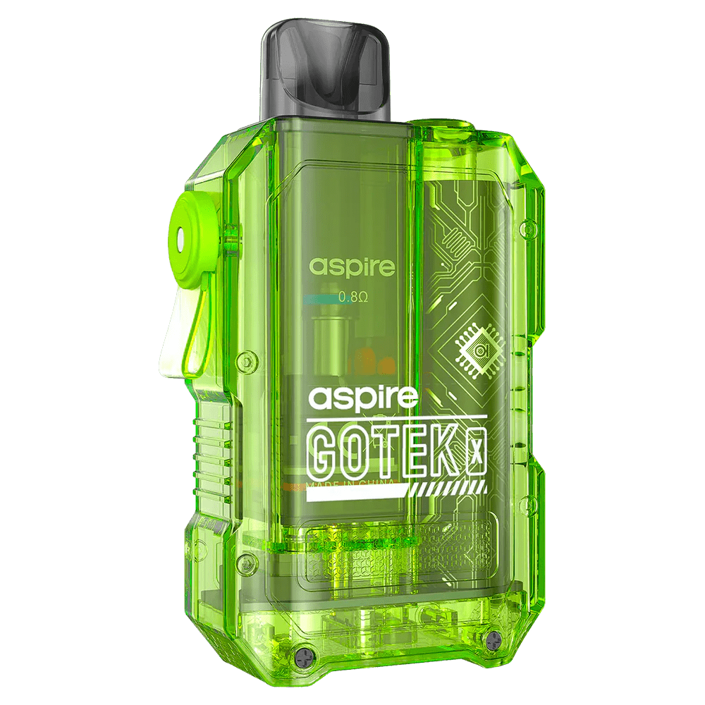 Aspire - Gotek X Pod Vape Kit - Wolfvapes.co.uk - Translucent Green