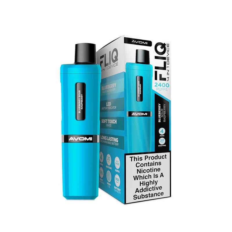 buy Avomi FLIQ 4 - in - 1 Pod Kit | 2400 Puffs at Wolfvapes.co.uk