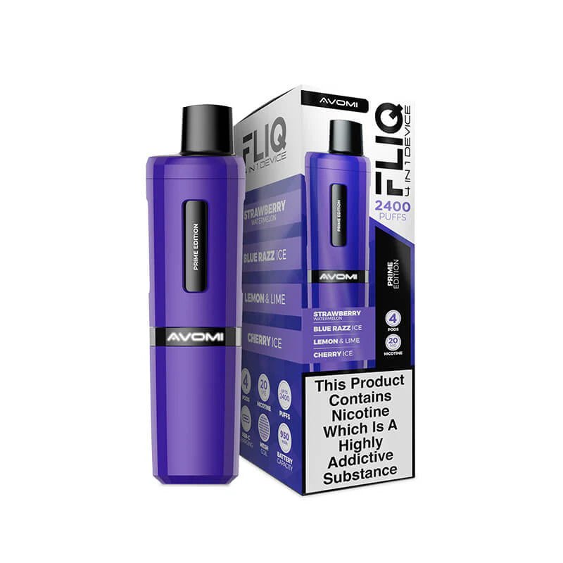 buy Avomi FLIQ 4 - in - 1 Pod Kit | 2400 Puffs at Wolfvapes.co.uk