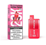 Bloody Bar Ultra Twist 20000 Disposable Vape - Wolfvapes.co.uk - Cherry Ice/Strawberry Raspberry