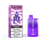 Bloody Bar Ultra Twist 20000 Disposable Vape - Wolfvapes.co.uk - Cherry Ice/Strawberry Raspberry