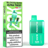 Bloody Bar Ultra Twist 20000 Puffs Disposable Vape - Box of 5 - Wolfvapes.co.uk - Watermelon Freshmint/Strawberry Watermelon Kiwi Ice