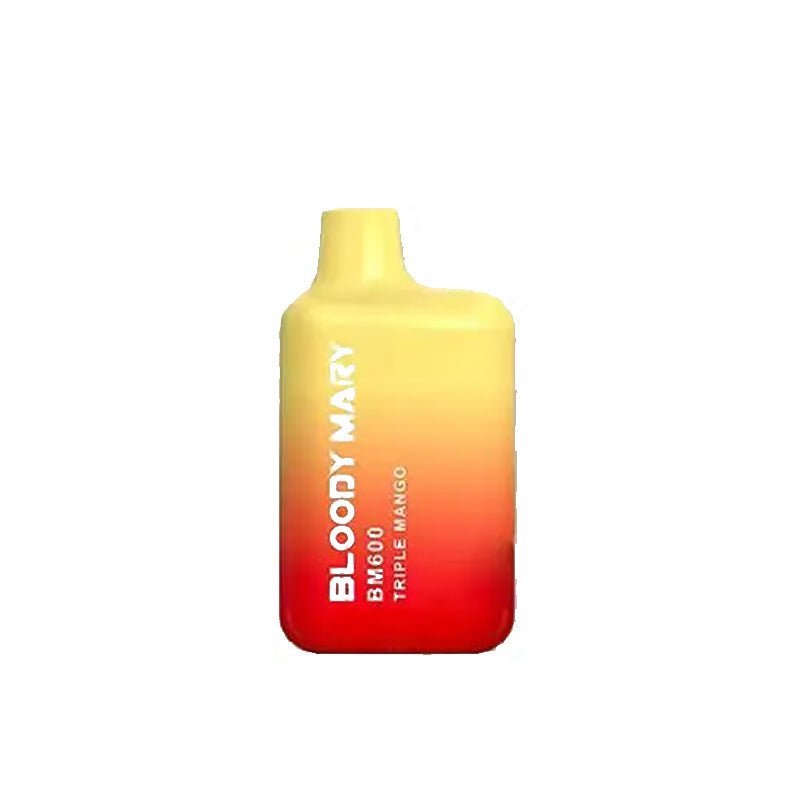 Bloody Mary BM600 Disposable Vape Pod - Pack of 10 - Wolfvapes.co.uk - Triple Mango