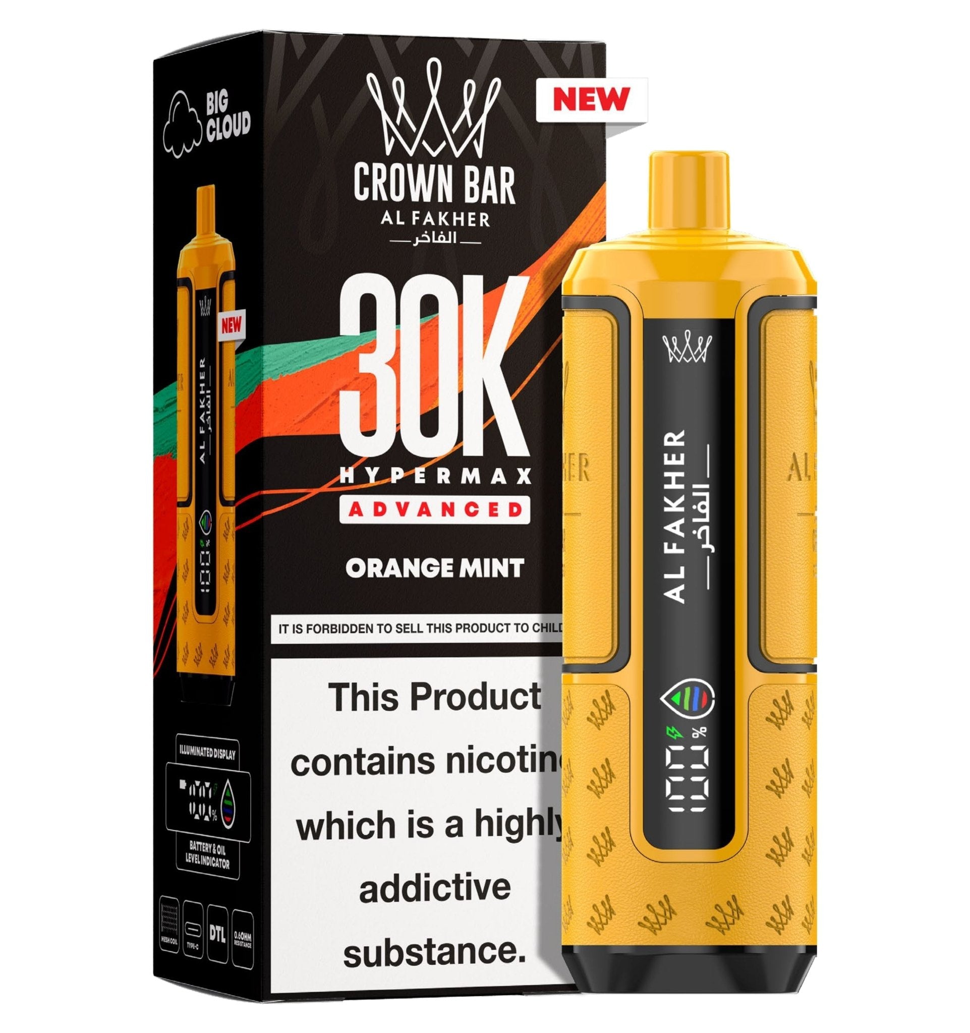 buy Al Fakher 30K Hypermax Prefilled Pod Kit (Box of 5) at Wolfvapes.co.uk