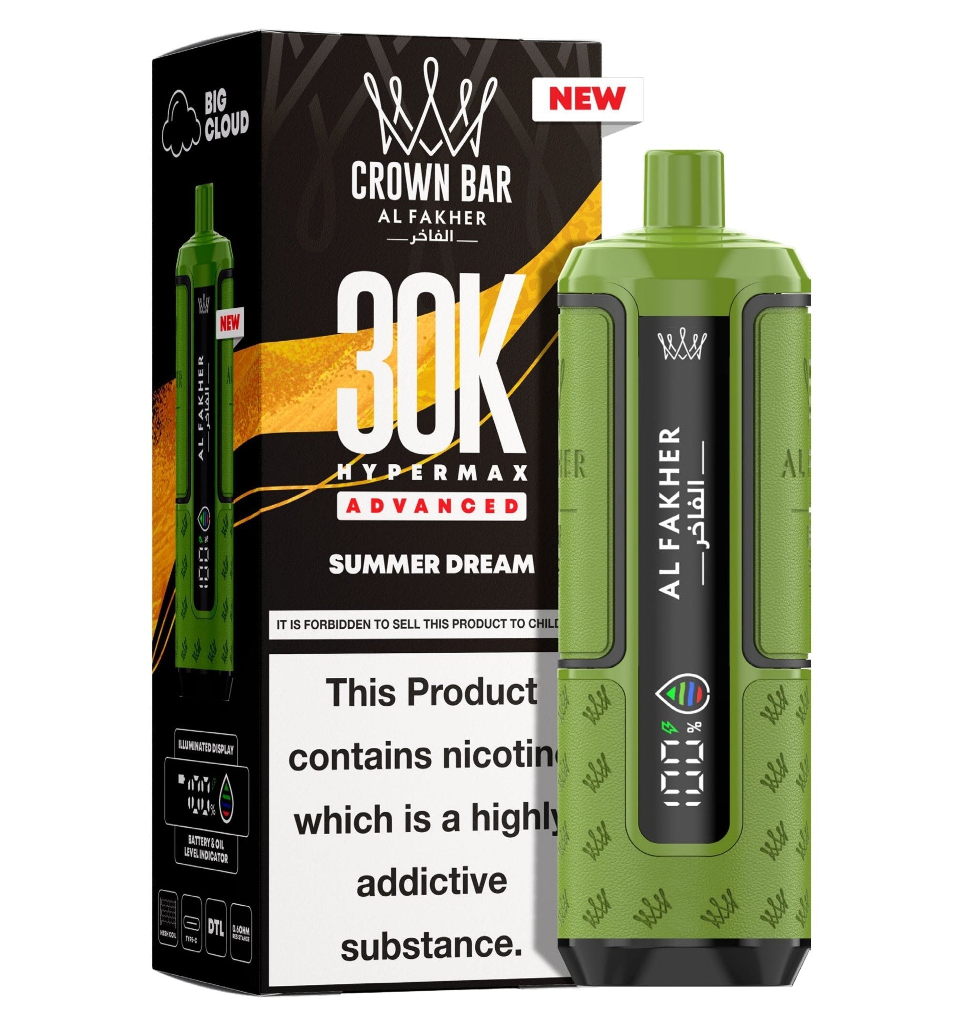 buy Al Fakher 30K Hypermax Prefilled Pod Kit (Box of 5) at Wolfvapes.co.uk