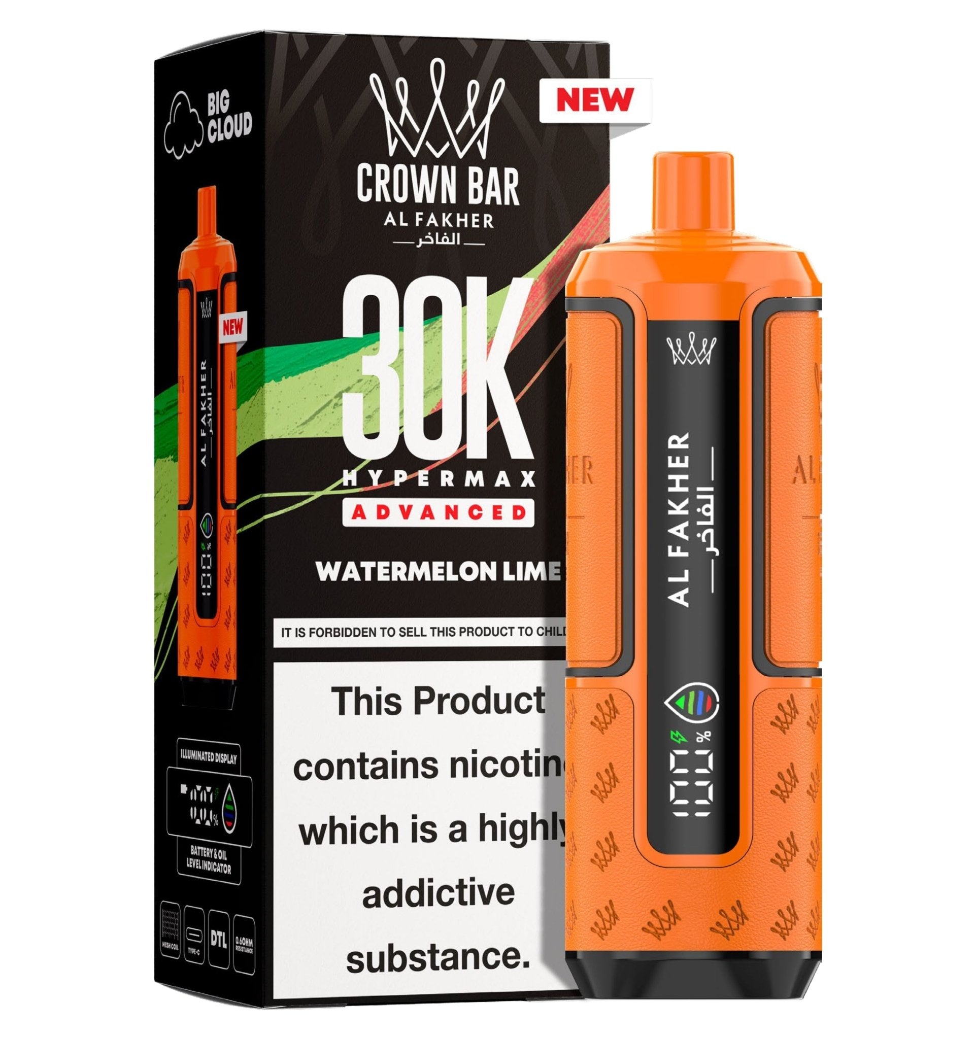 buy Al Fakher 30K Hypermax Prefilled Pod Kit (Box of 5) at Wolfvapes.co.uk