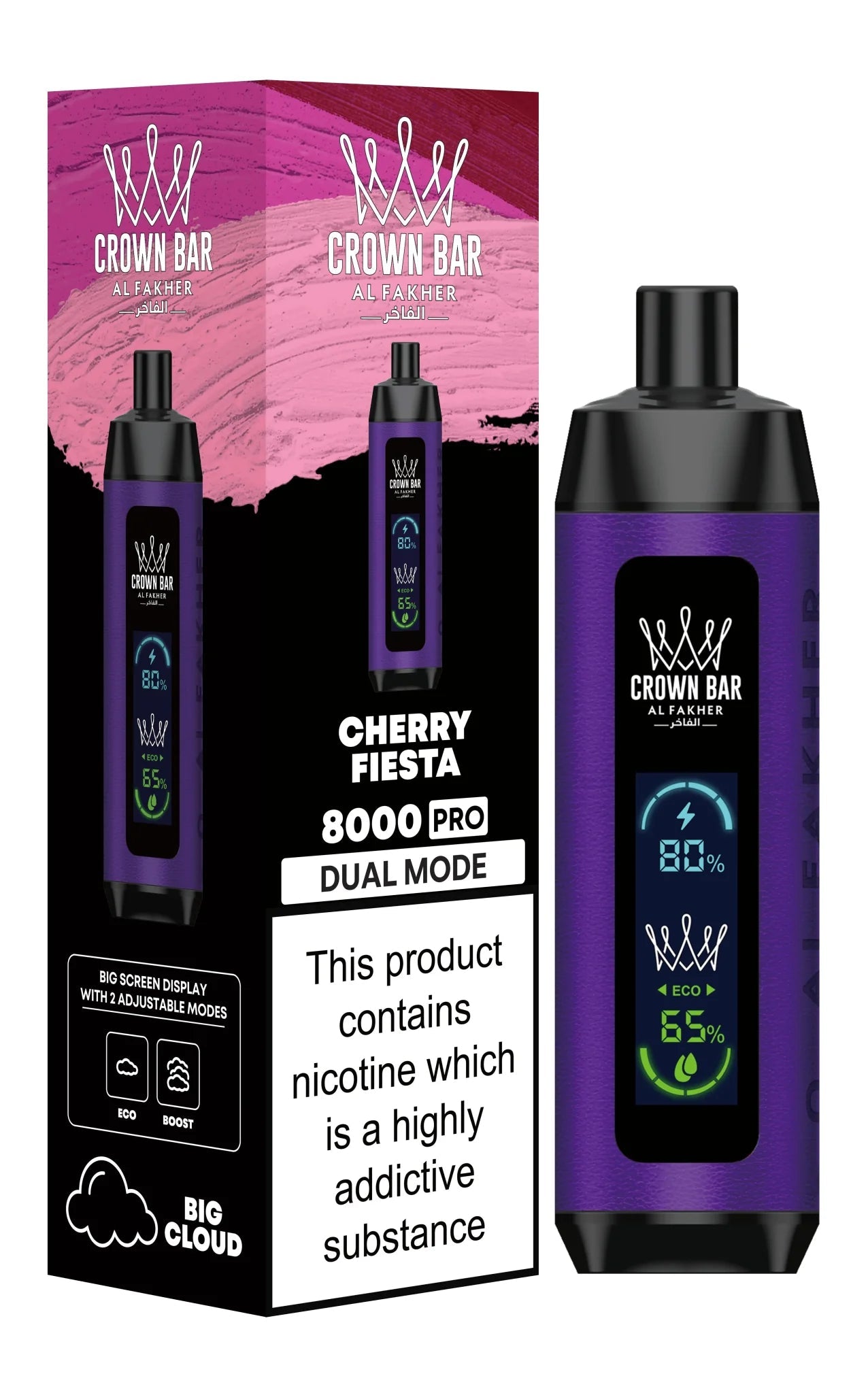 buy Al Fakher 8000 Pro Dual Mode Disposable Vape at Wolfvapes.co.uk