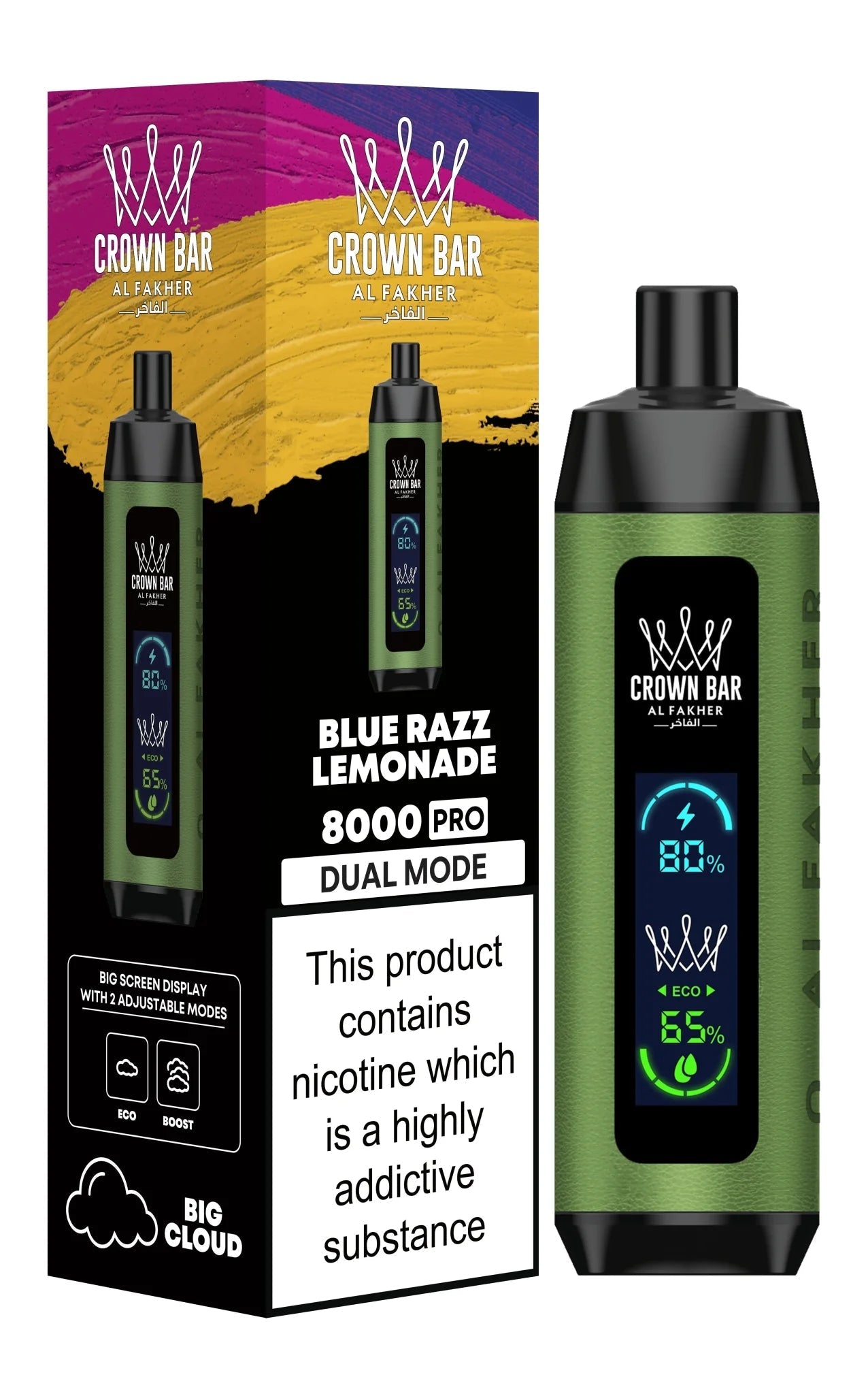 buy Al Fakher 8000 Pro Dual Mode Disposable Vape at Wolfvapes.co.uk