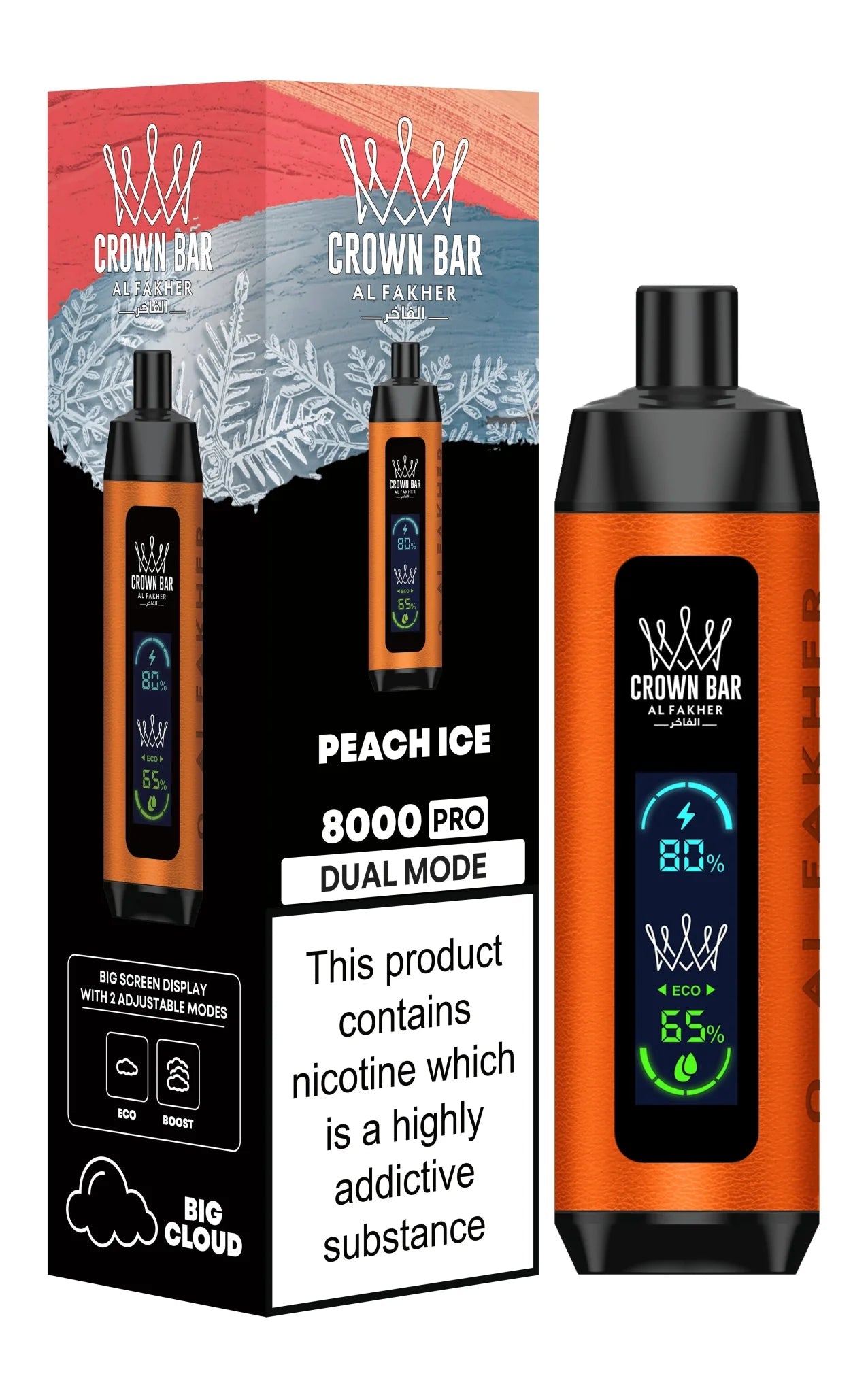 buy Al Fakher 8000 Pro Dual Mode Disposable Vape at Wolfvapes.co.uk