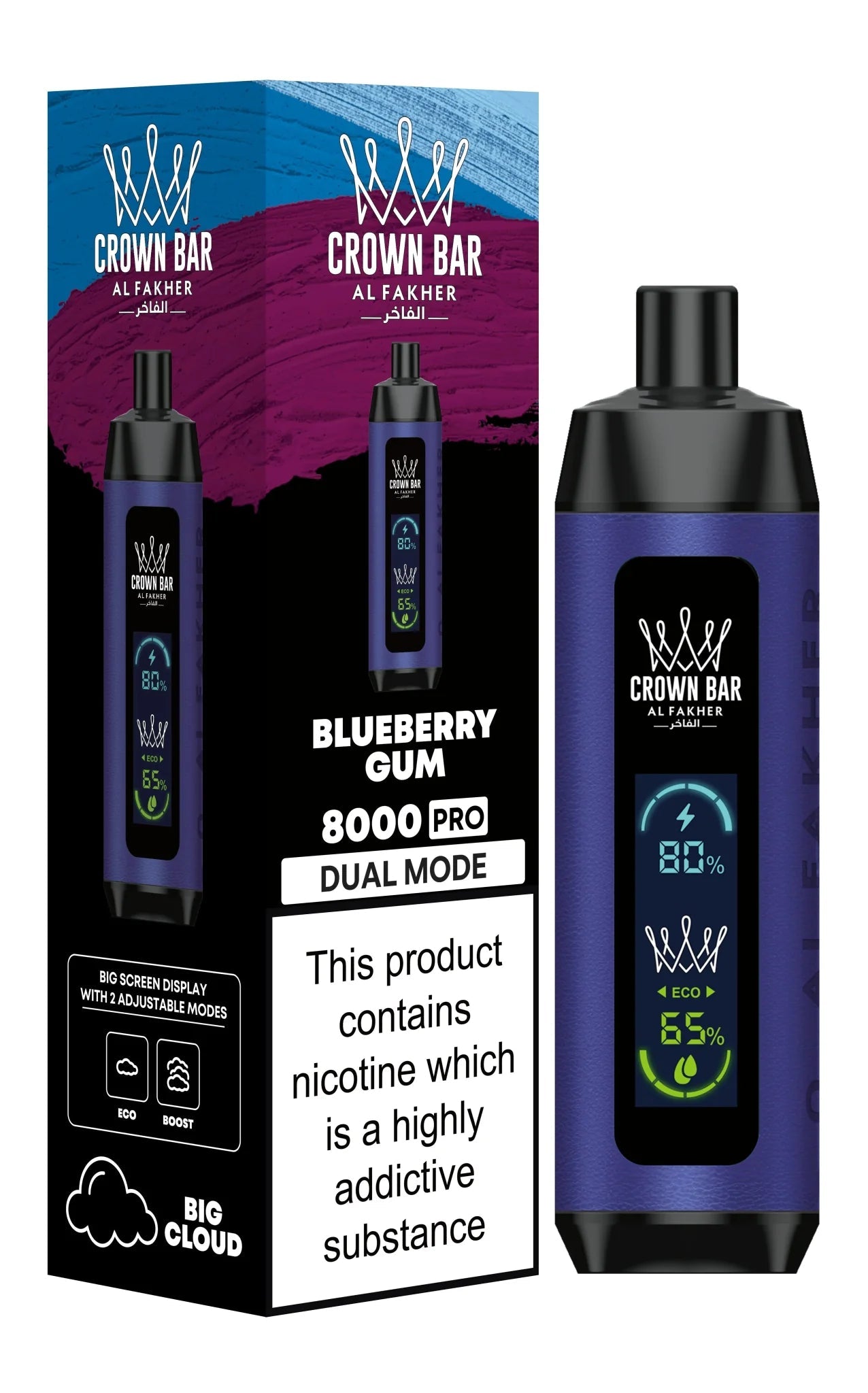 buy Al Fakher 8000 Pro Dual Mode Disposable Vape at Wolfvapes.co.uk
