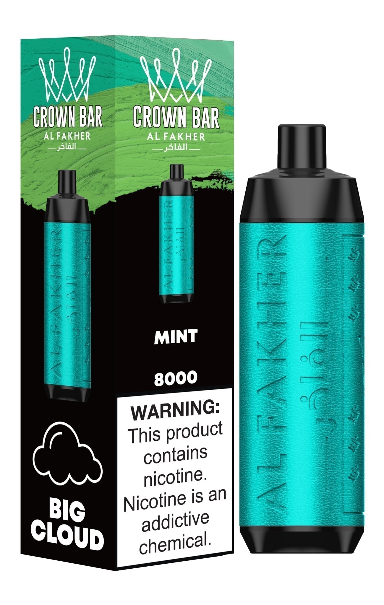 buy Al Fakher Crown Bar 8000 Puffs Disposable Vape at Wolfvapes.co.uk