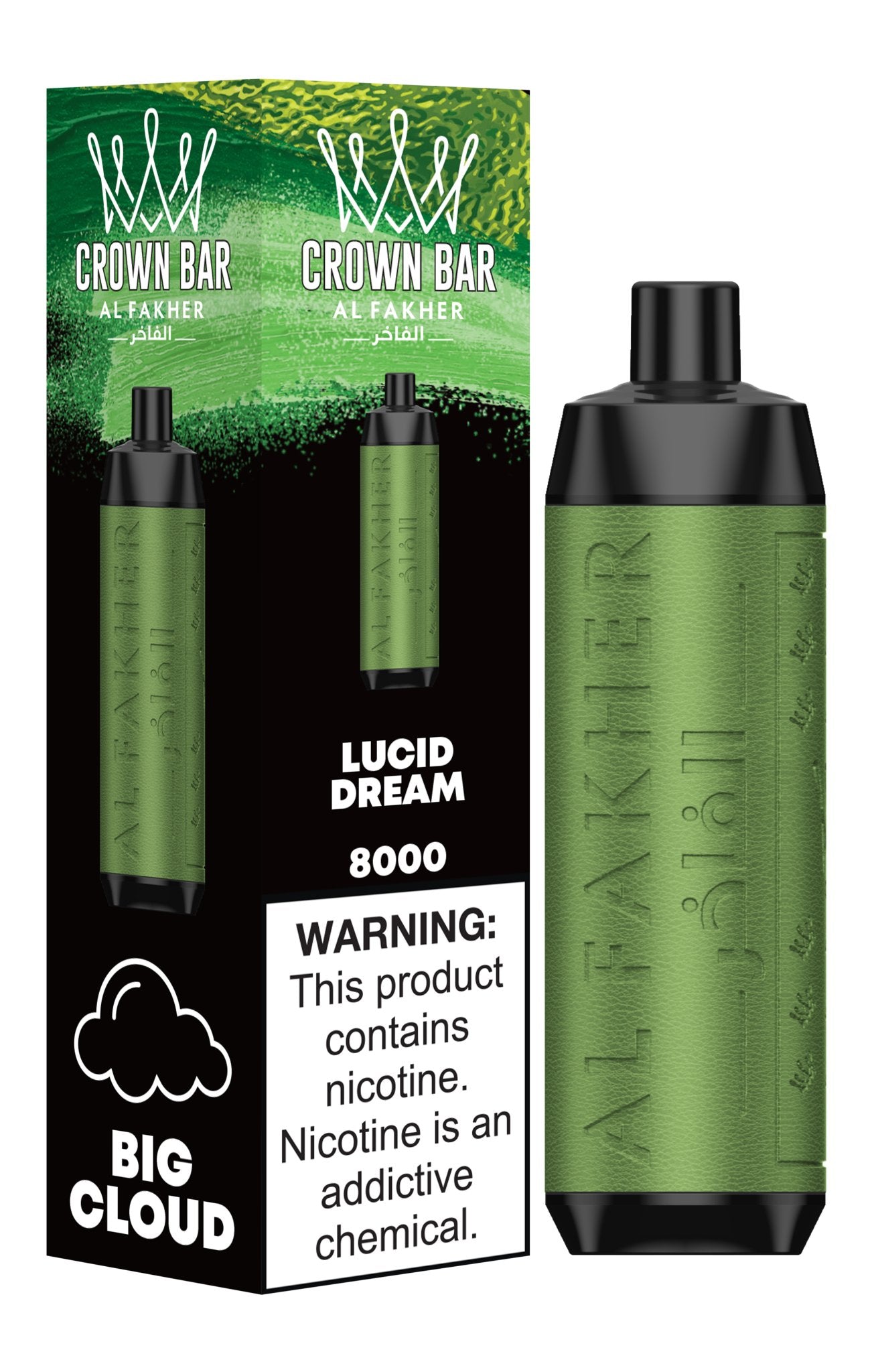 buy Al Fakher Crown Bar 8000 Puffs Disposable Vape at Wolfvapes.co.uk
