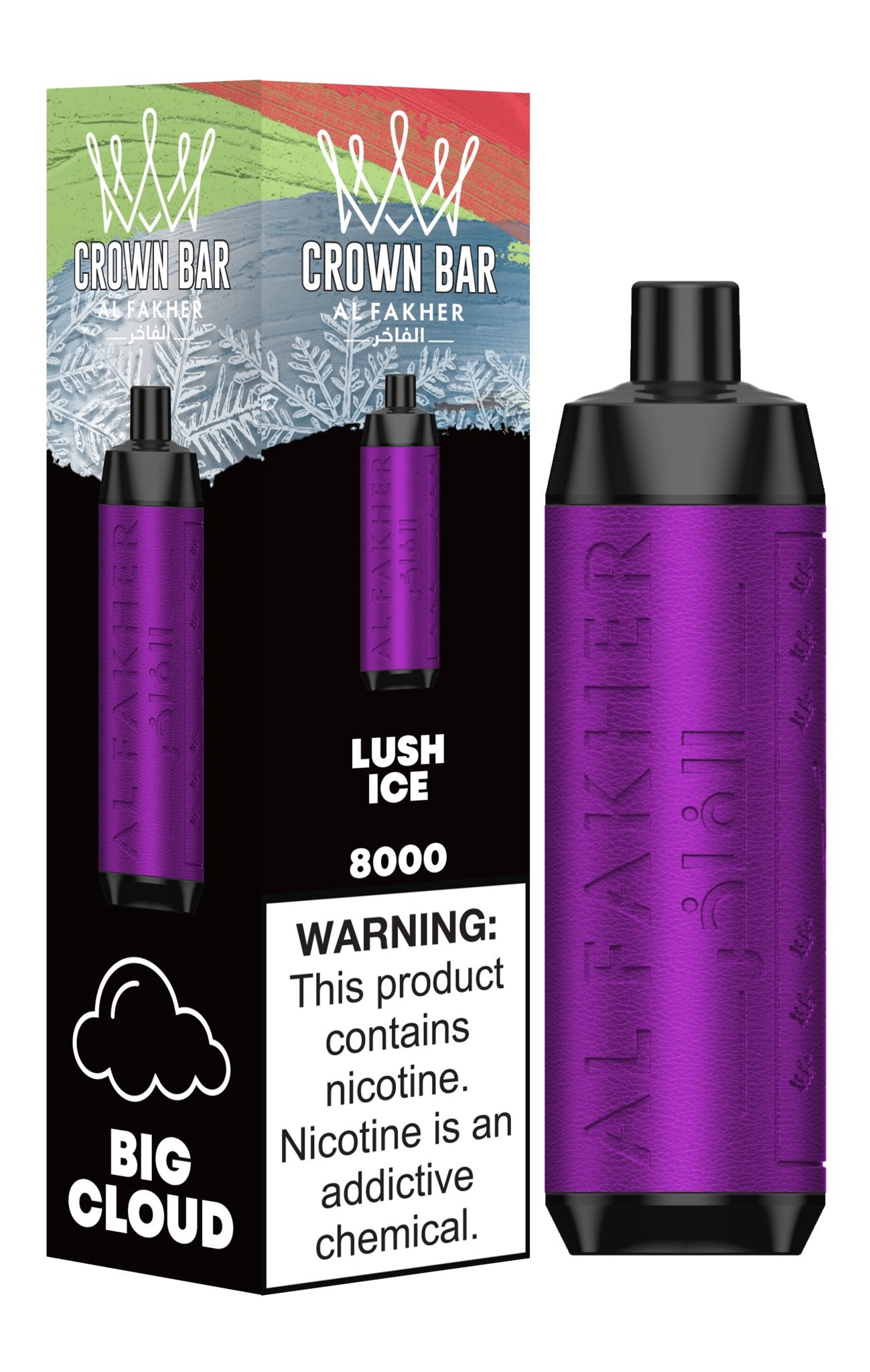 buy Al Fakher Crown Bar 8000 Puffs Disposable Vape at Wolfvapes.co.uk