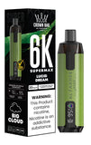 buy Al Fakher Supermax 6000 Puffs Disposable Vape Pod Kit at Wolfvapes.co.uk