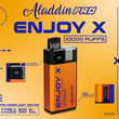 buy Aladdin Pro Enjoy X 10k Disposable Vape Box of 10 at Wolfvapes.co.uk