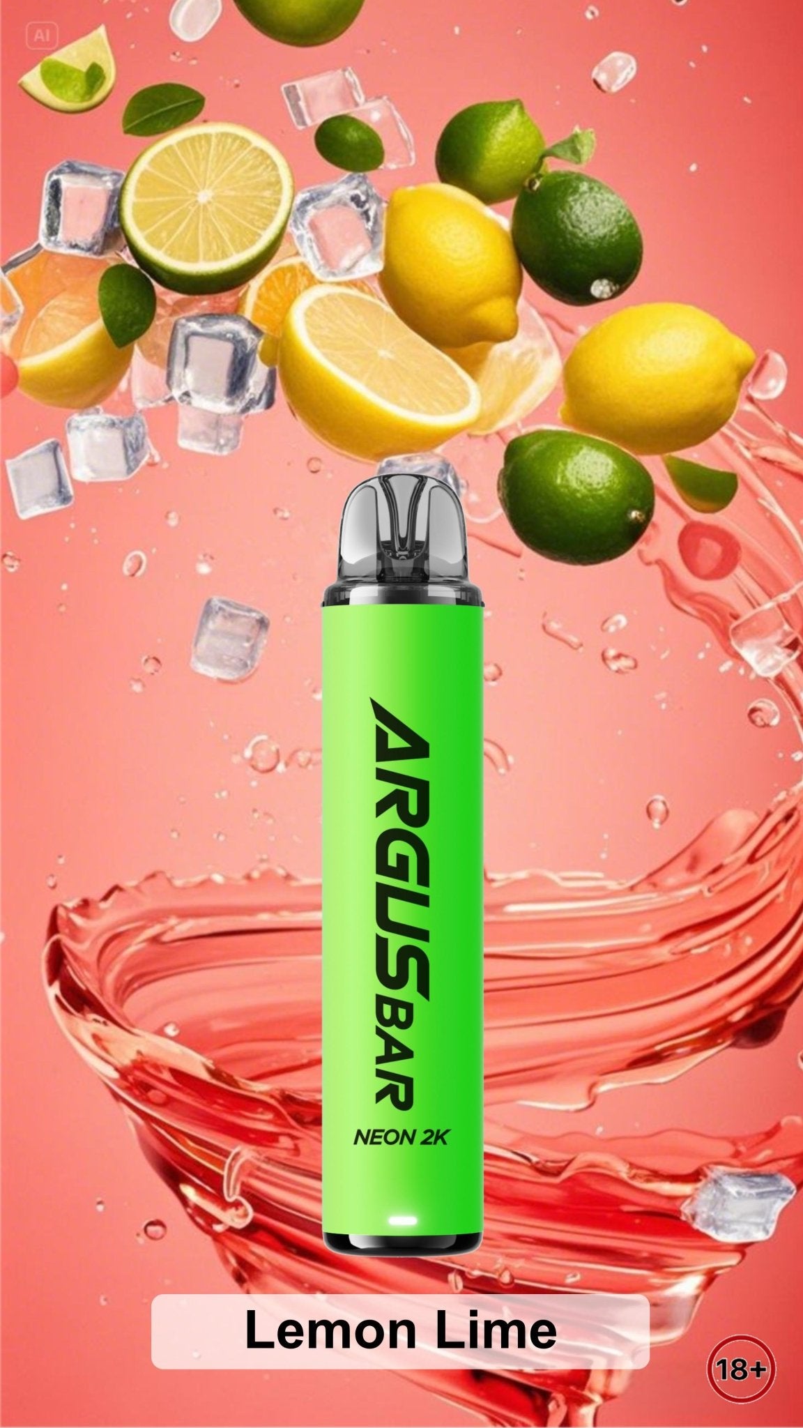 buy Argus Bar Neon 2000 Prefilled Pod Kit Pack of 5 at Wolfvapes.co.uk