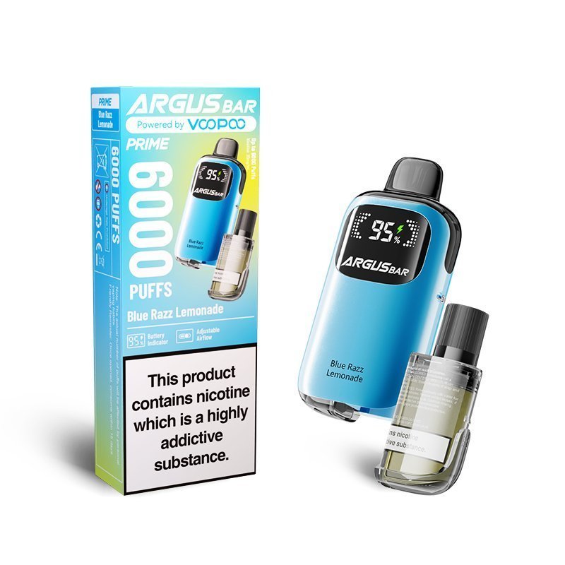 buy Argus Bar Prime 6000 Prefilled Vape at Wolfvapes.co.uk
