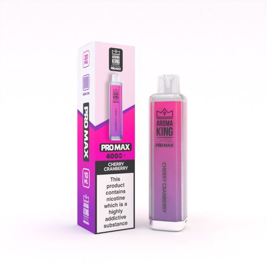 buy Aroma King Crystal Pro Max 4000 Rechargeable Vape - Box of 10 at Wolfvapes.co.uk
