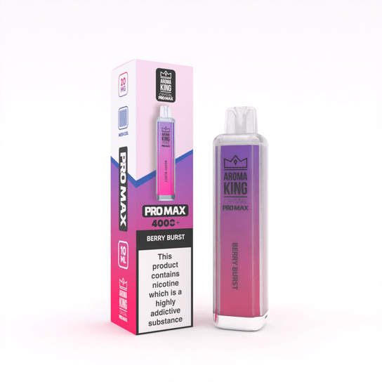 buy Aroma King Crystal Pro Max 4000 Rechargeable Vape - Box of 10 at Wolfvapes.co.uk
