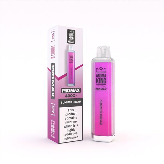 buy Aroma King Crystal Pro Max 4000 Rechargeable Vape - Box of 10 at Wolfvapes.co.uk