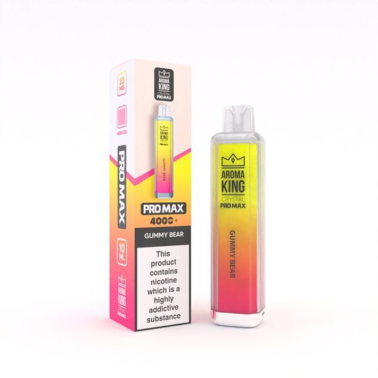 buy Aroma King Crystal Pro Max 4000 Rechargeable Vape - Box of 10 at Wolfvapes.co.uk