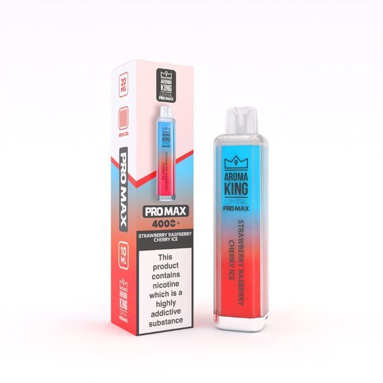 buy Aroma King Crystal Pro Max 4000 Rechargeable Vape - Box of 10 at Wolfvapes.co.uk