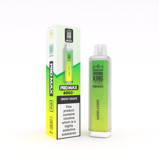buy Aroma King Crystal Pro Max 4000 Rechargeable Vape - Box of 10 at Wolfvapes.co.uk