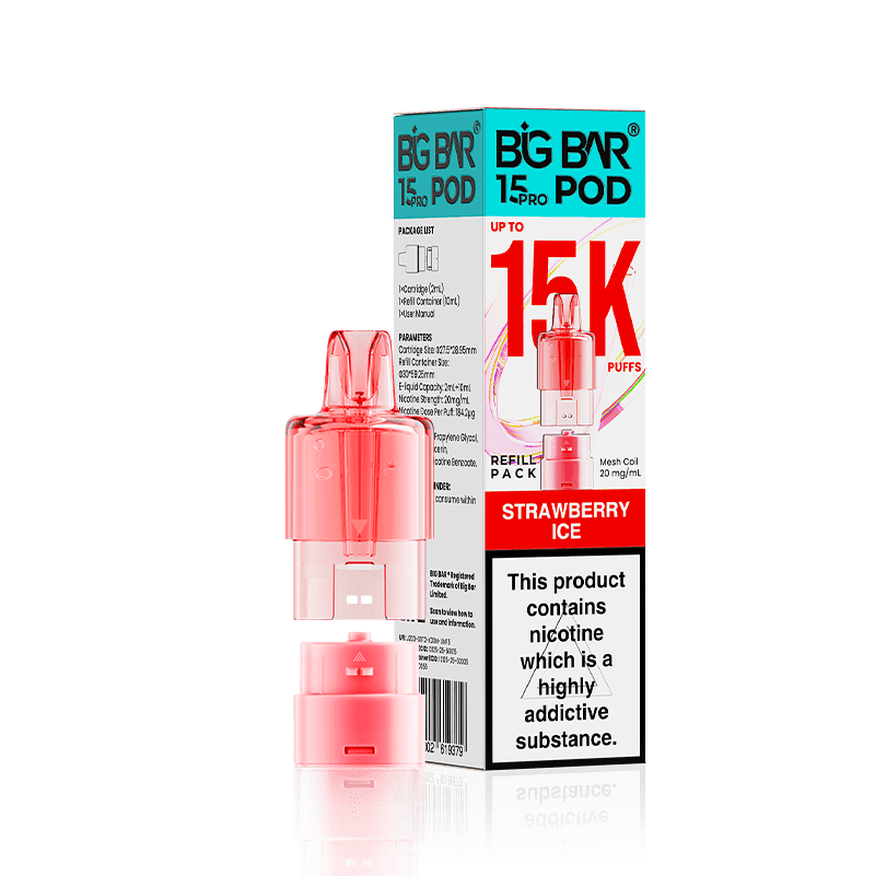 buy Big Bar 15000 Pro Prefilled Replacement Pods at Wolfvapes.co.uk