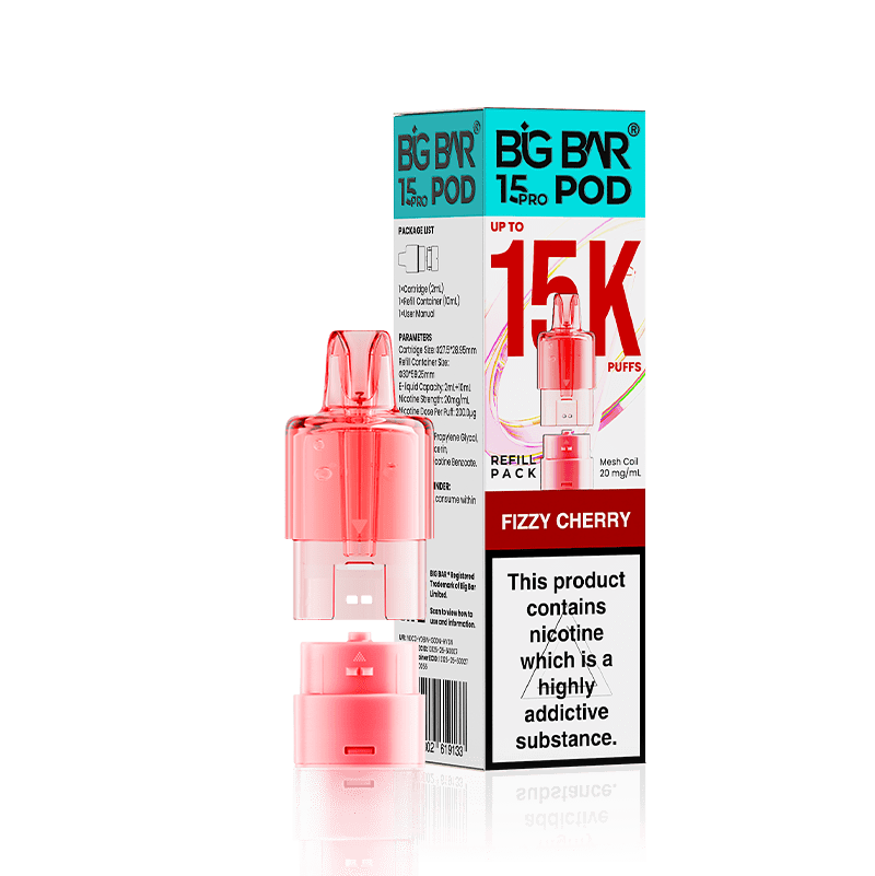 buy Big Bar 15000 Pro Prefilled Replacement Pods at Wolfvapes.co.uk
