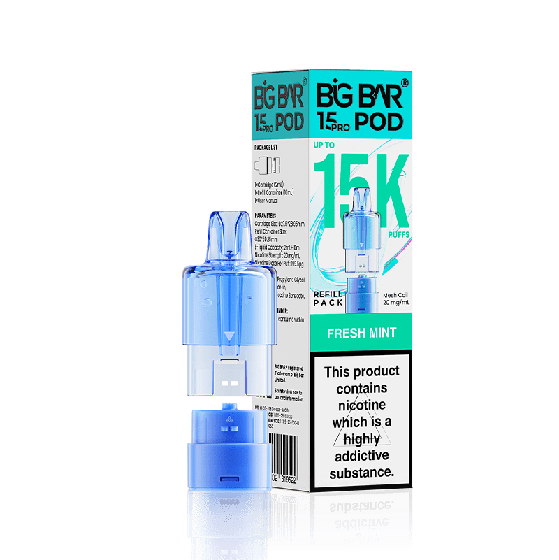 buy Big Bar 15000 Pro Prefilled Replacement Pods at Wolfvapes.co.uk