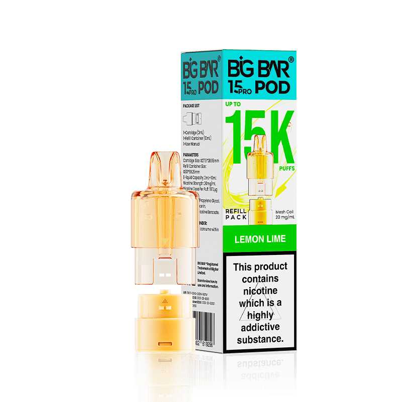 buy Big Bar 15000 Pro Prefilled Replacement Pods at Wolfvapes.co.uk