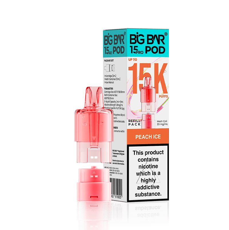 buy Big Bar 15000 Pro Prefilled Replacement Pods at Wolfvapes.co.uk