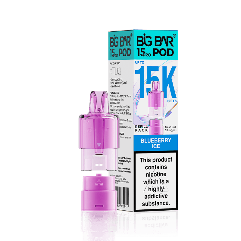 buy Big Bar 15000 Pro Prefilled Replacement Pods at Wolfvapes.co.uk