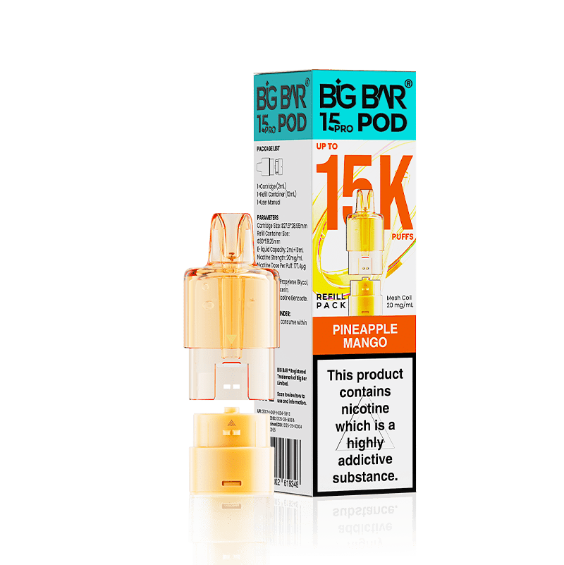 buy Big Bar 15000 Pro Prefilled Replacement Pods at Wolfvapes.co.uk