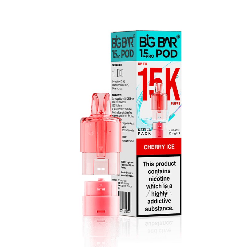 buy Big Bar 15000 Pro Prefilled Replacement Pods at Wolfvapes.co.uk