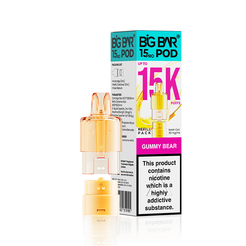 buy Big Bar 15000 Pro Prefilled Replacement Pods at Wolfvapes.co.uk