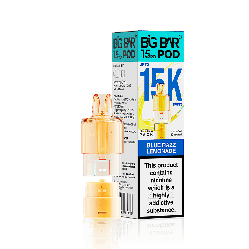 buy Big Bar 15000 Pro Prefilled Replacement Pods at Wolfvapes.co.uk