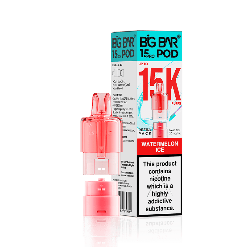 buy Big Bar 15000 Pro Prefilled Replacement Pods at Wolfvapes.co.uk