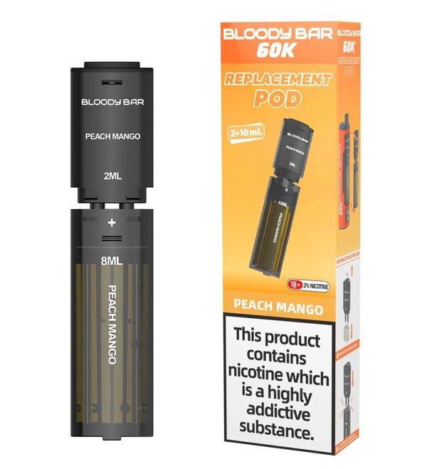 buy Bloody Bar 60k Prefilled 4 In 1 Replacement Pods Box of 5 at Wolfvapes.co.uk