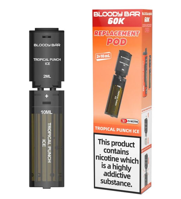 buy Bloody Bar 60k Prefilled 4 In 1 Replacement Pods Box of 5 at Wolfvapes.co.uk