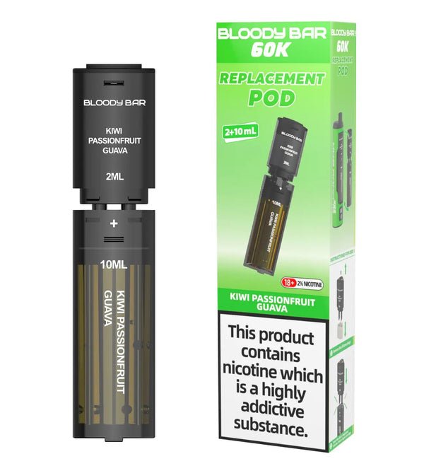 buy Bloody Bar 60k Prefilled 4 In 1 Replacement Pods Box of 5 at Wolfvapes.co.uk