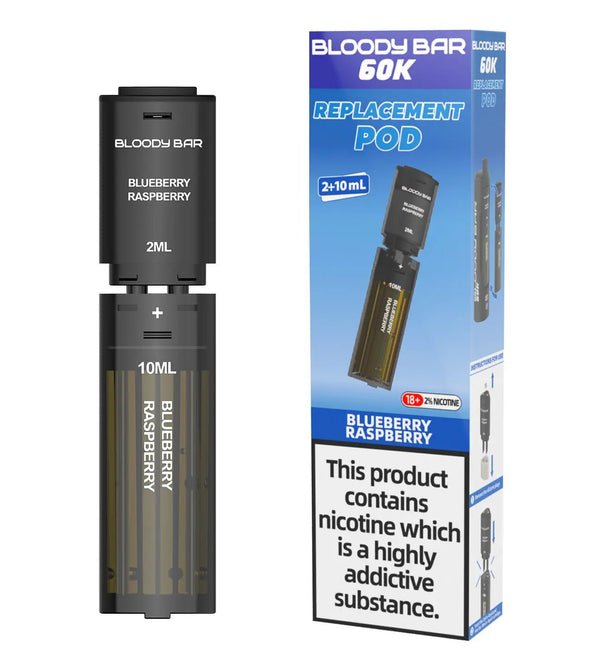 buy Bloody Bar 60k Prefilled 4 In 1 Replacement Pods Box of 5 at Wolfvapes.co.uk