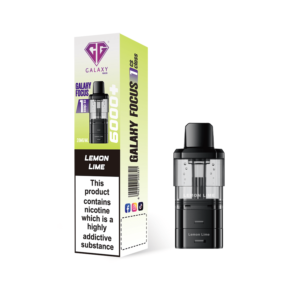 buy Crystal Galaxy Focus 6000 Refill Pods Pack of 5 at Wolfvapes.co.uk