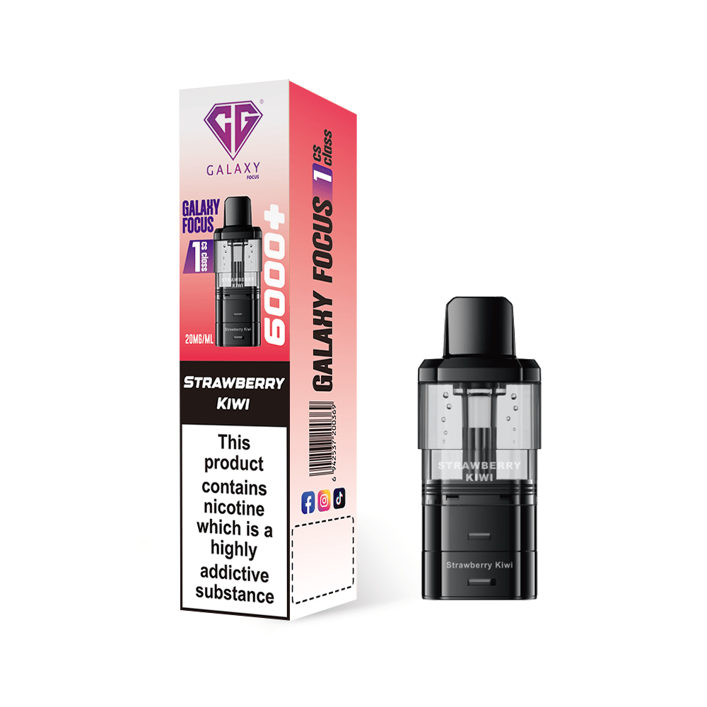 buy Crystal Galaxy Focus 6000 Refill Pods Pack of 5 at Wolfvapes.co.uk