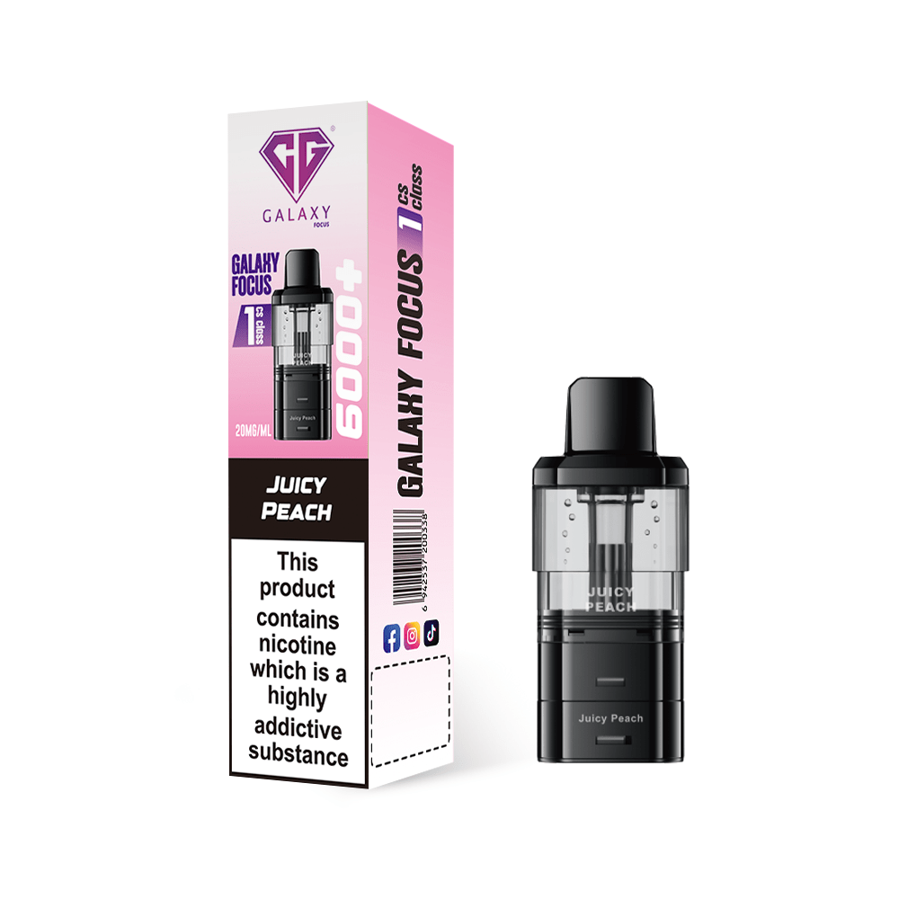 buy Crystal Galaxy Focus 6000 Refill Pods Pack of 5 at Wolfvapes.co.uk