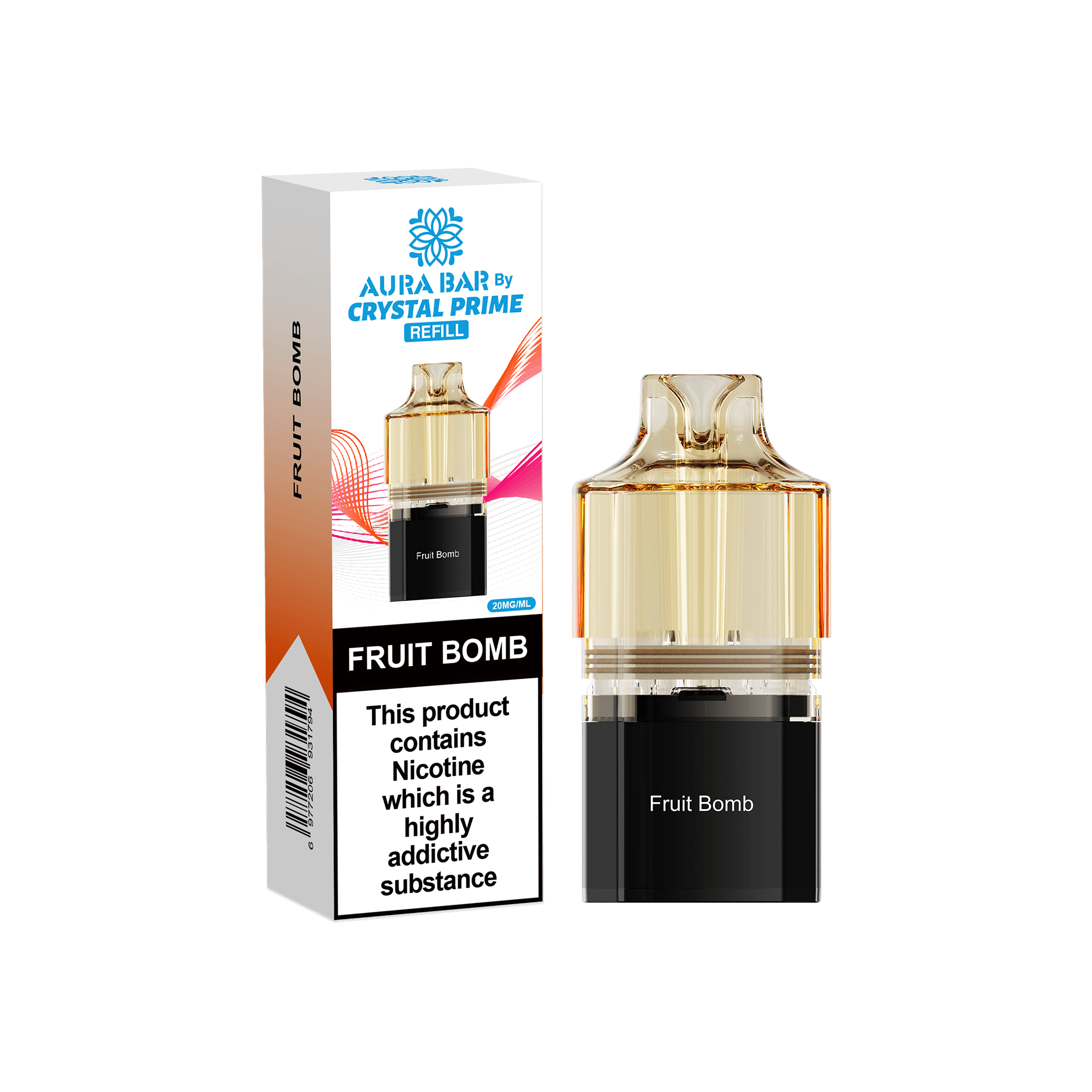 buy Crystal Prime Aura Bar 10k Replacement Pods at Wolfvapes.co.uk