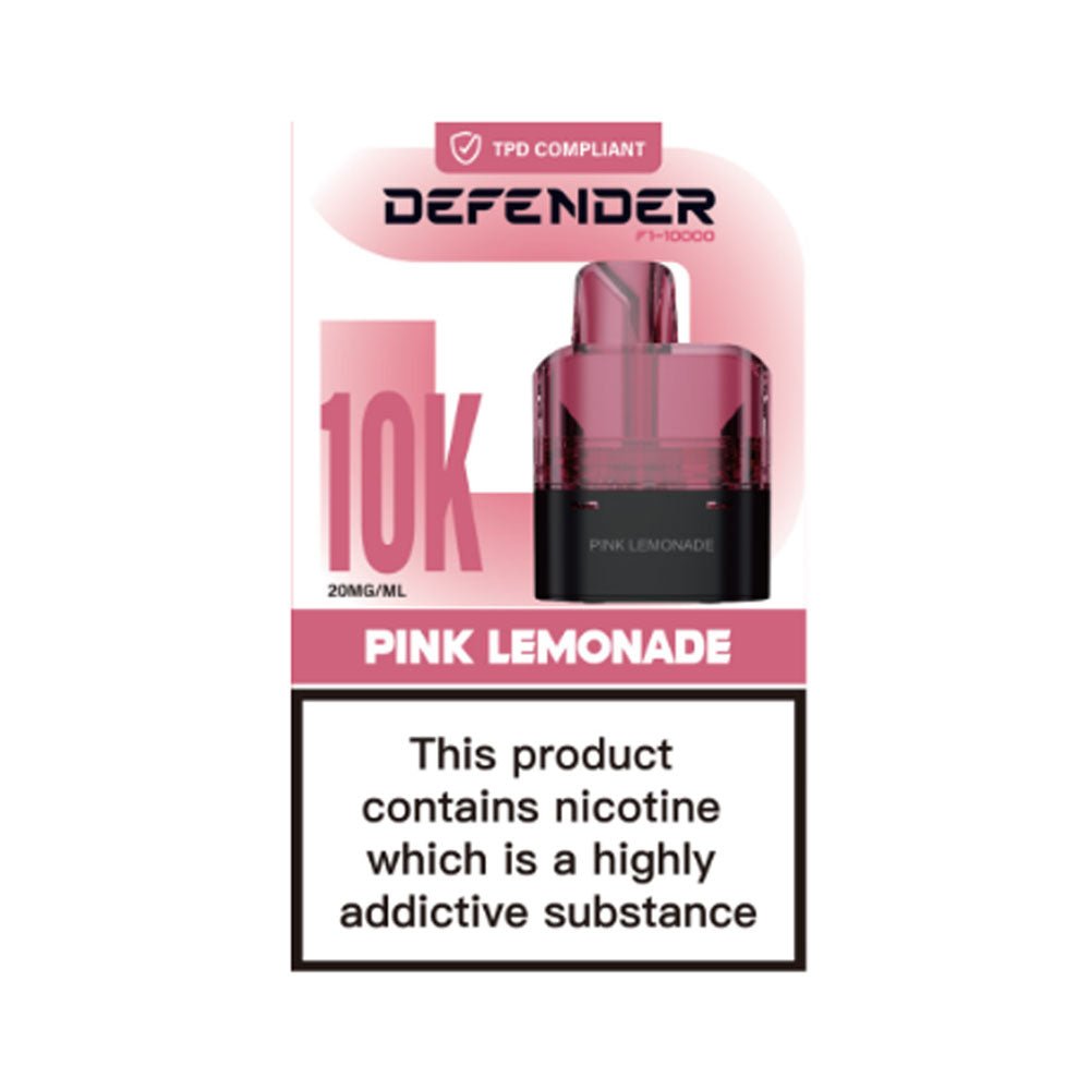 buy Defender F1 - 10000 Replacement Refill Pods ( Box of 10 ) at Wolfvapes.co.uk