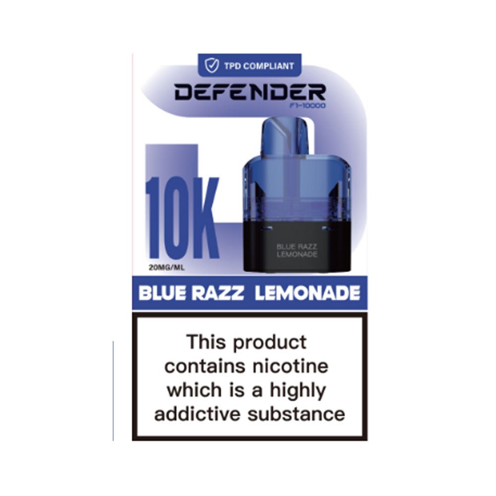 buy Defender F1 - 10000 Replacement Refill Pods ( Box of 10 ) at Wolfvapes.co.uk